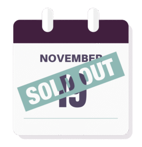 November 19 SOLD OUT 