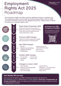 Employment Rights Act 2025 roadmap